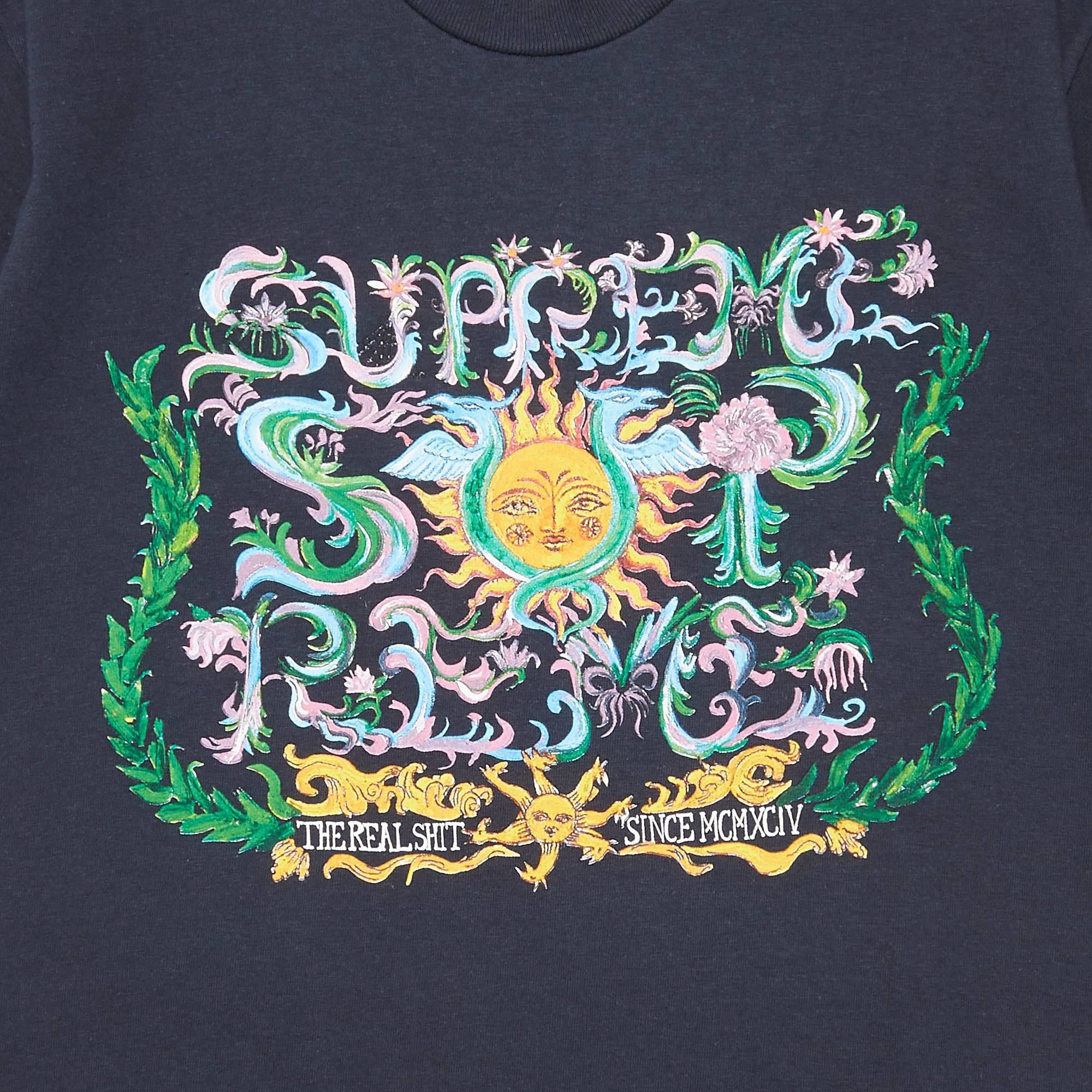 トップス Supreme Crest tee Navy Brand New Supreme Crest Tee - Navy - Size Medium | eBay