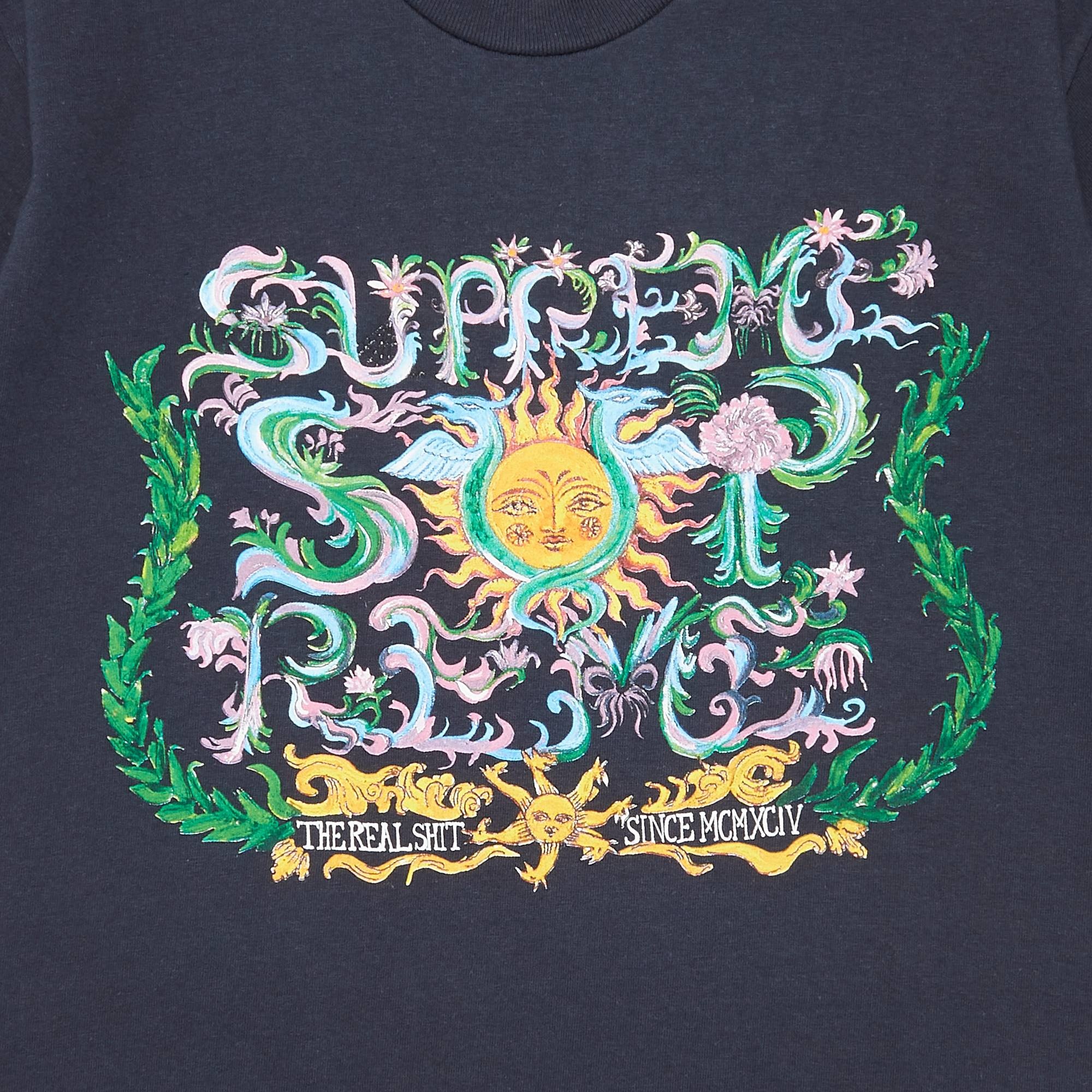 Supreme Supreme Crest Tee 'Navy' | REVERSIBLE