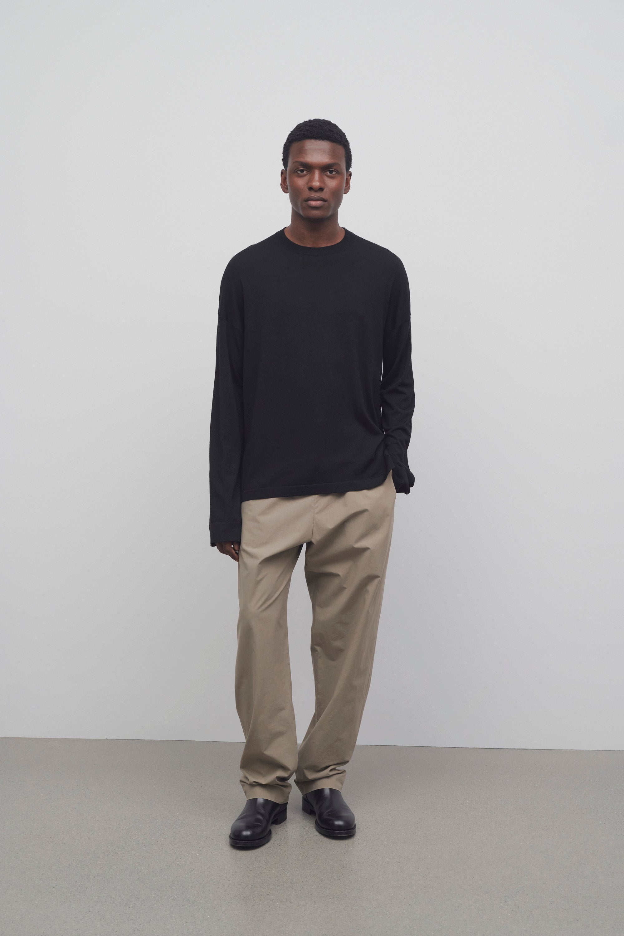 Ando Pant in Cotton and Silk - 3
