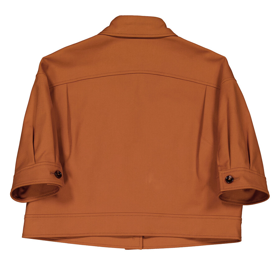 Max Mara Agiate Cropped Stretch-Cotton Jacket - 7