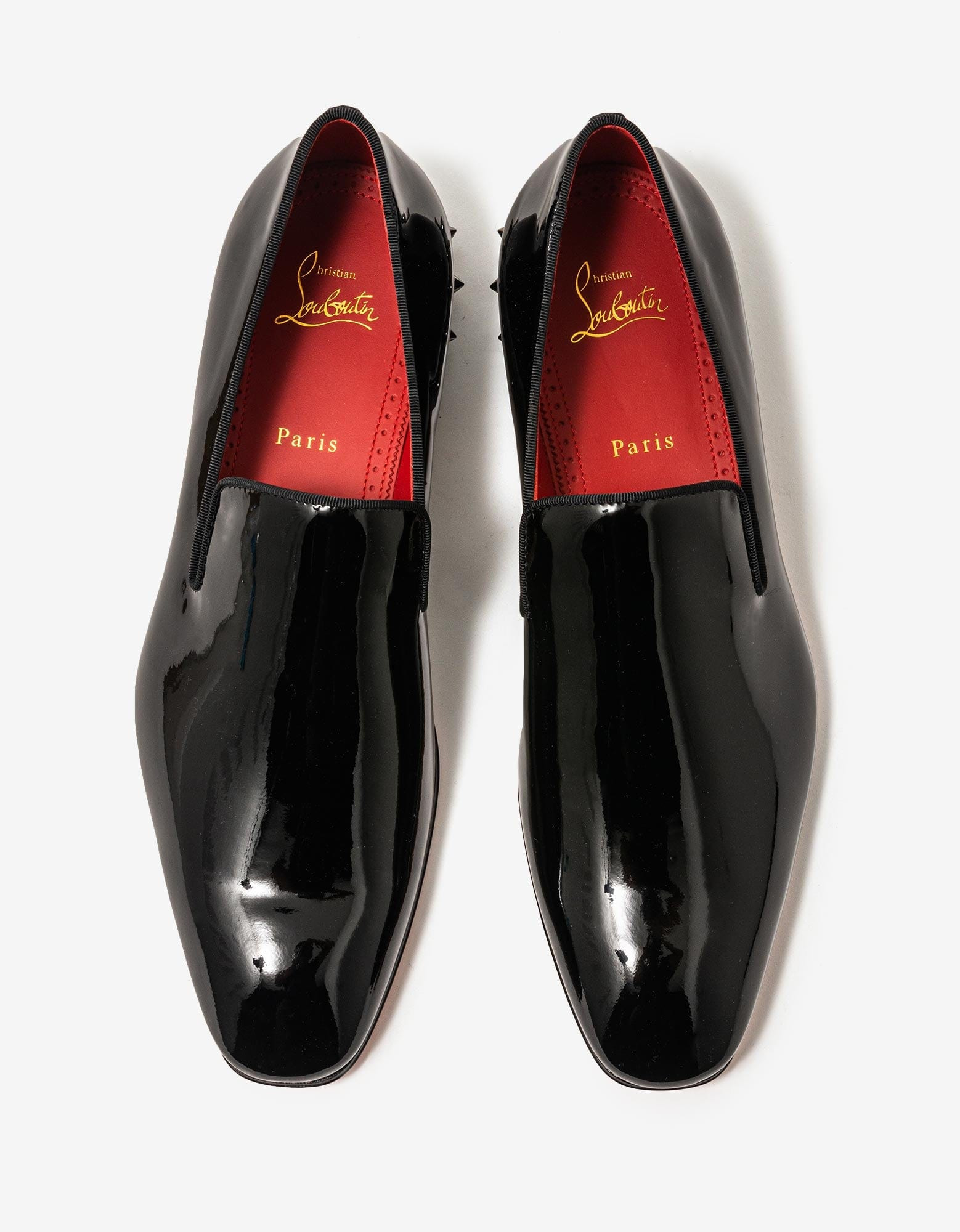 Christian Louboutin Marquees Black Patent Shoes - 4