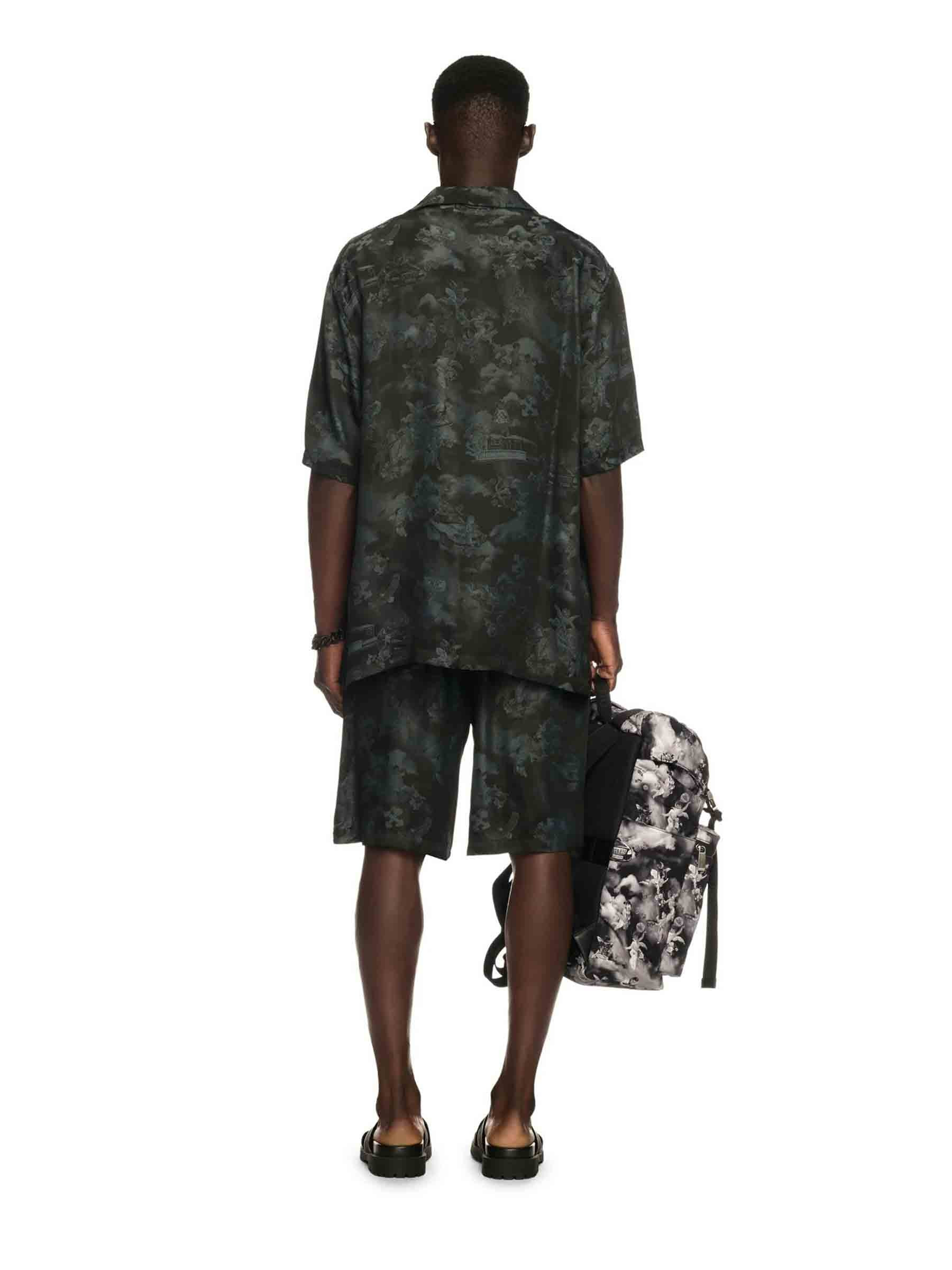 JACQUARD BOWLING BERMUDA SHORTS - 4