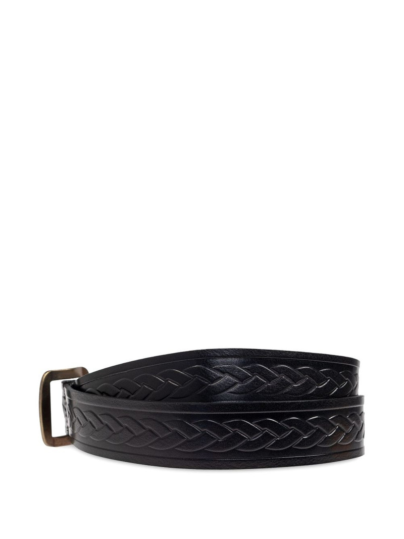 DSQUARED2 braided leather belt outlook