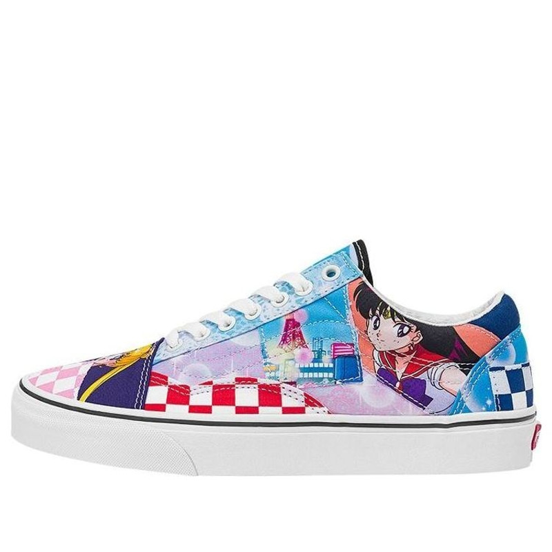 Vans Sailor Moon x 늙은 Skool 'Pretty Guardian - 패치 워크'VN0005U7448 - 1