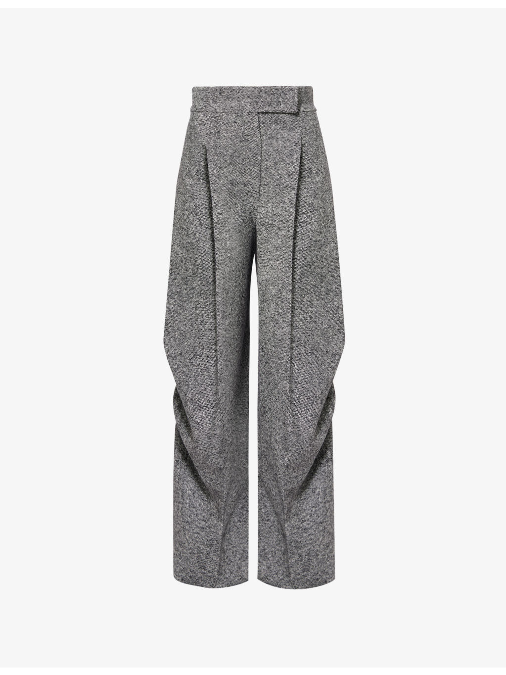 Simone Wide-Leg Wool-And-Silk Trousers - 1