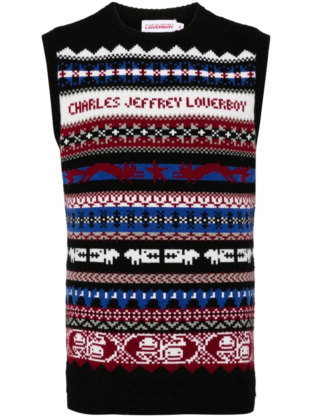 Fair Isle-intarsia knitted top - 1