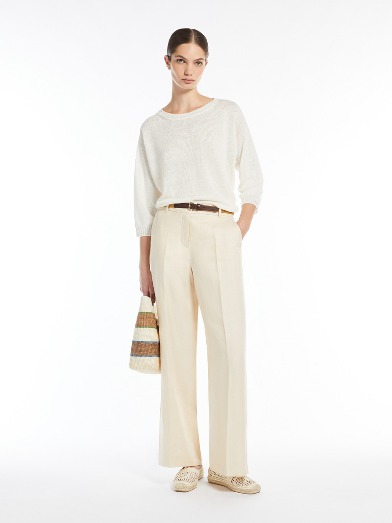 WEEKEND Max Mara SELZ Oversized linen jumper outlook