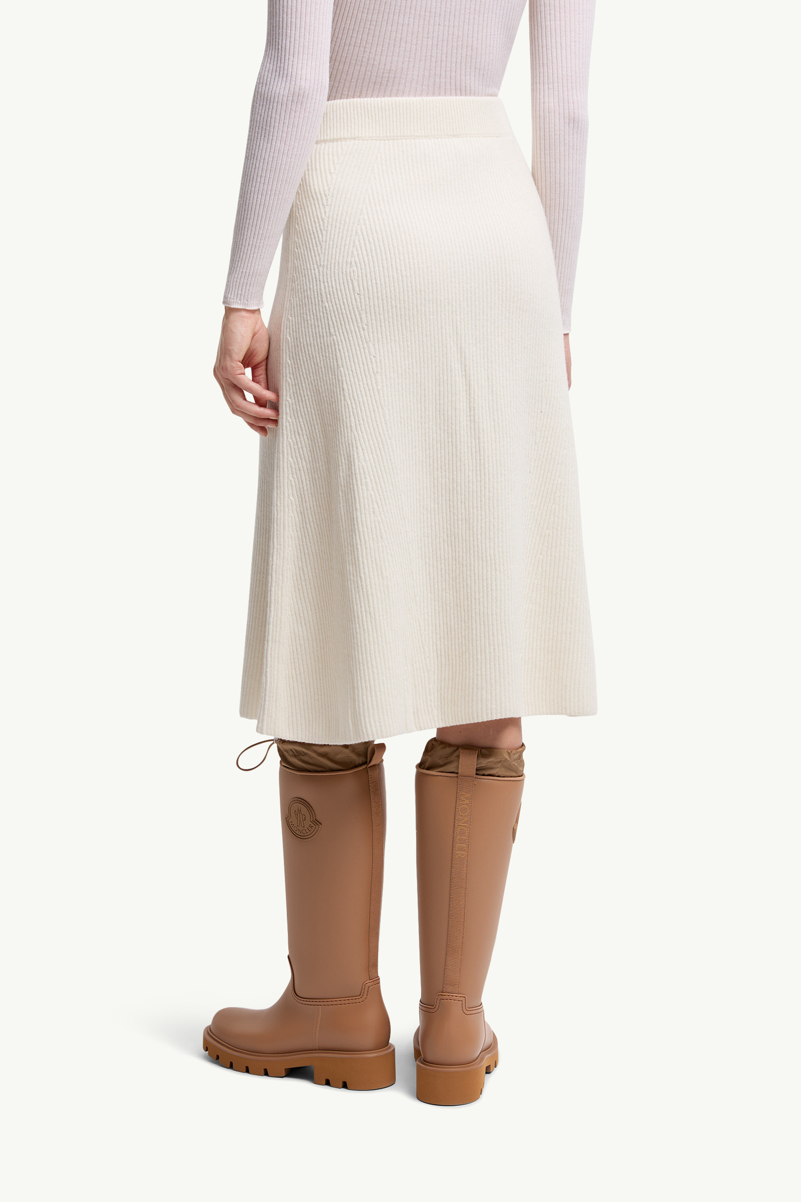 Wool & Cashmere Midi Skirt - 5