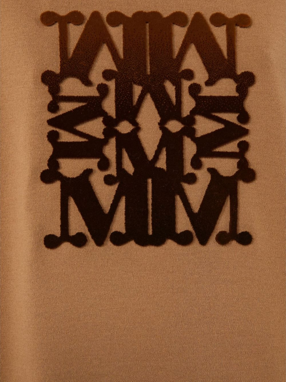 velvet-logo hoodie - 3