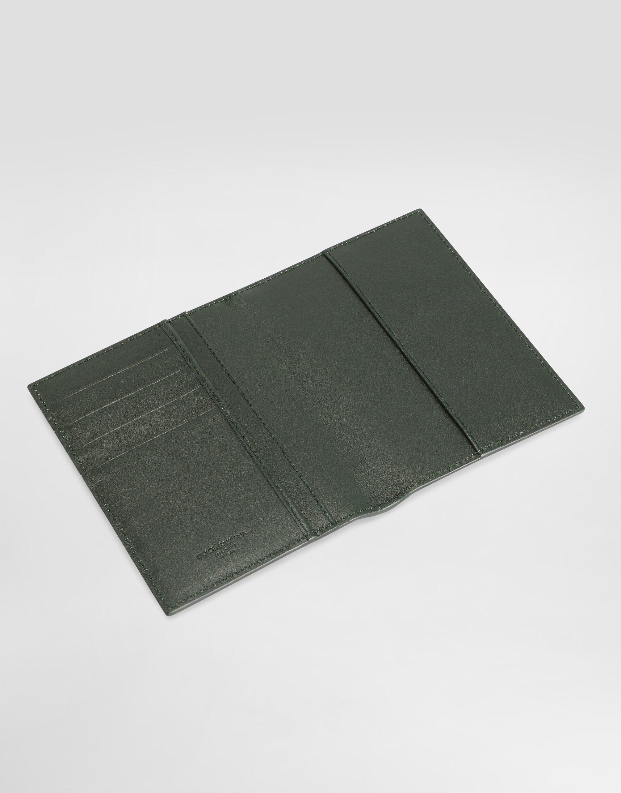 Crocodile leather passport case - 4