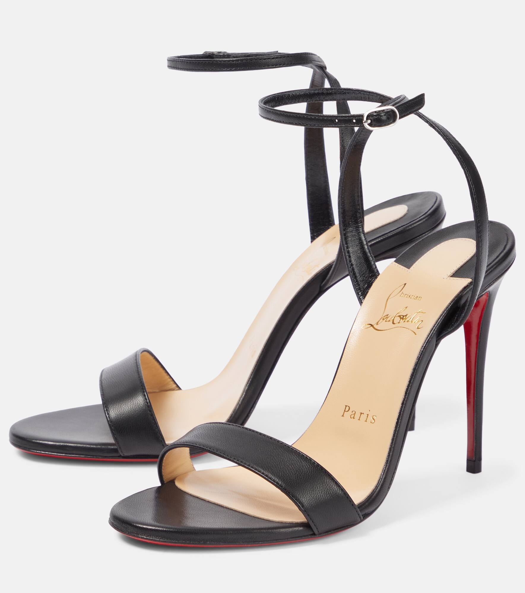 Loubigirl leather sandals - 4