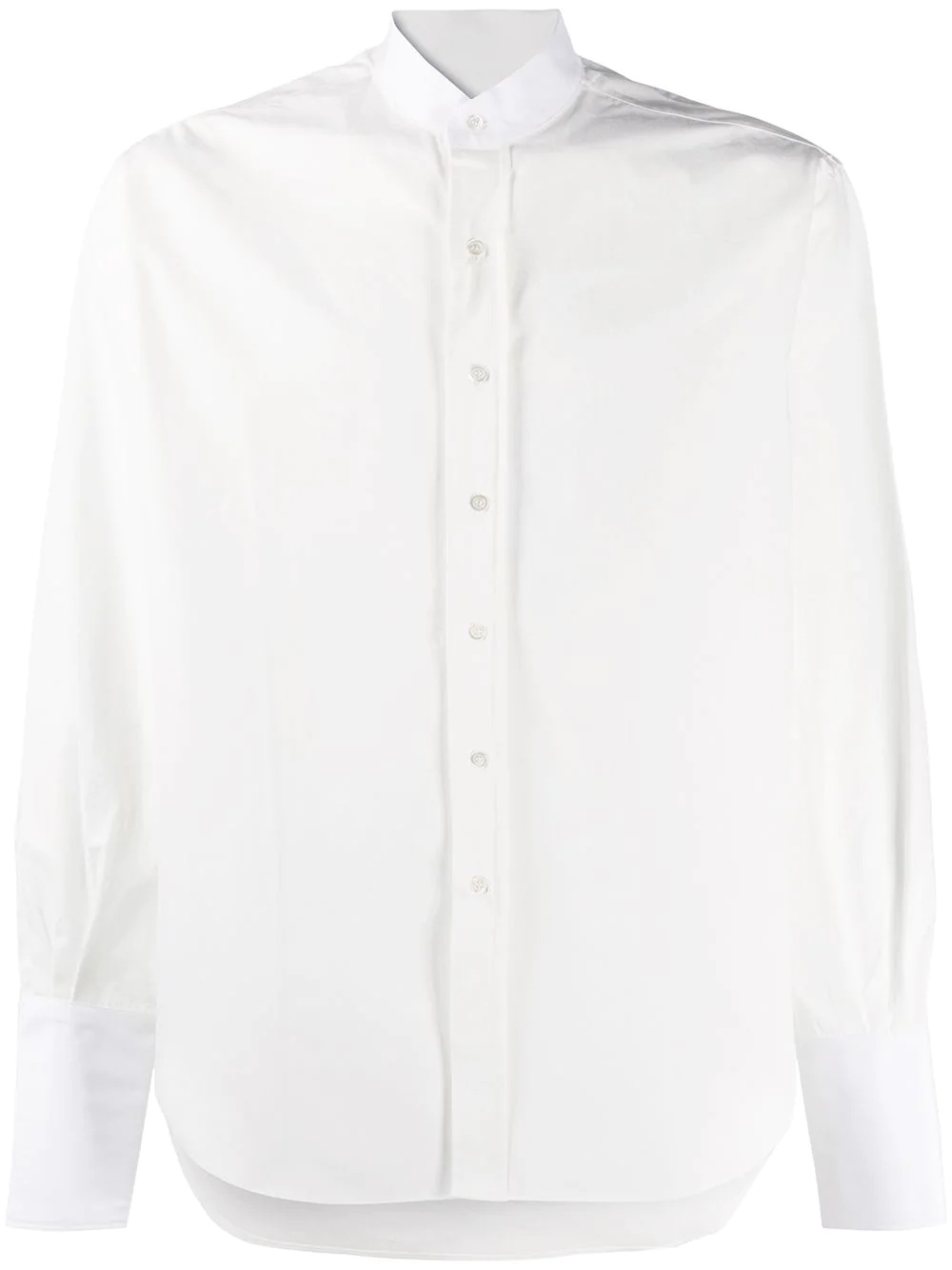 mandarin collar shirt - 1