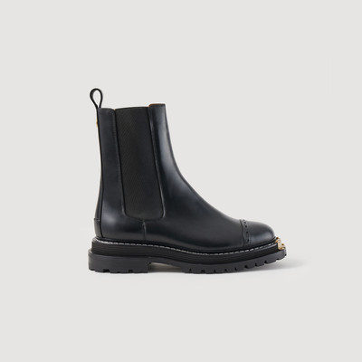 Sandro ANKLE BOOTS WITH NOTCHED SOLE outlook