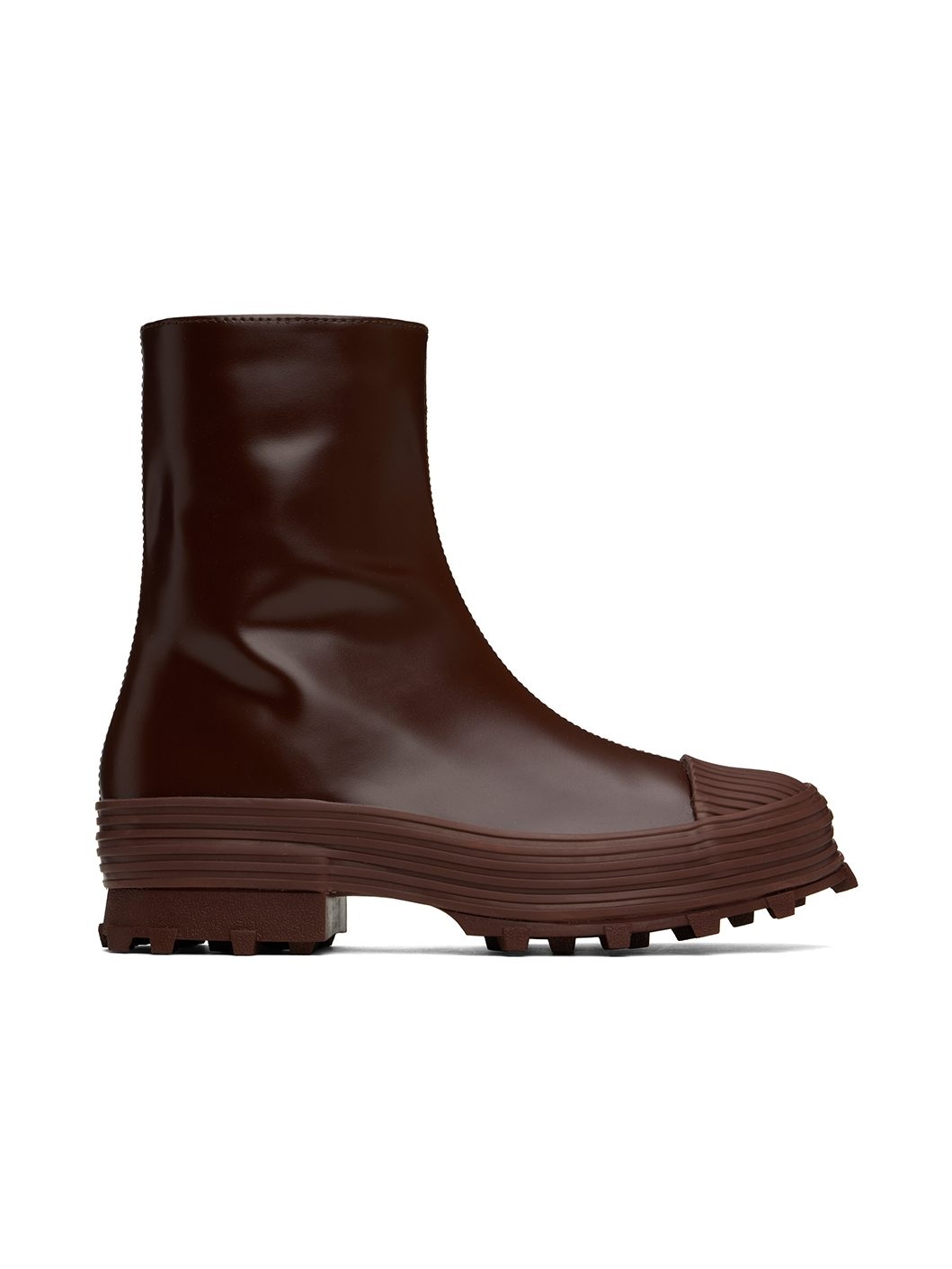 Burgundy Traktori Boots - 1