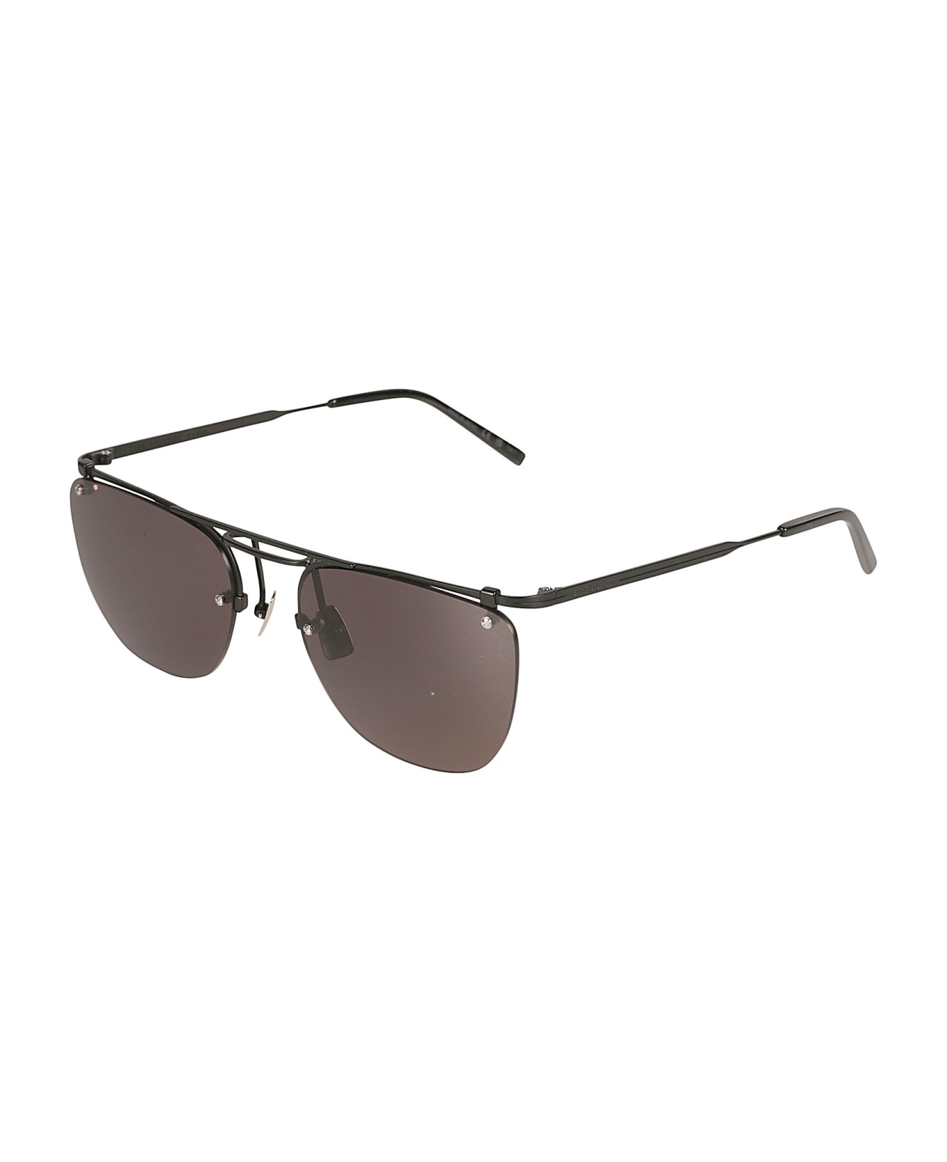 Straight Top Bar Oval Lens Sunglasses - 2