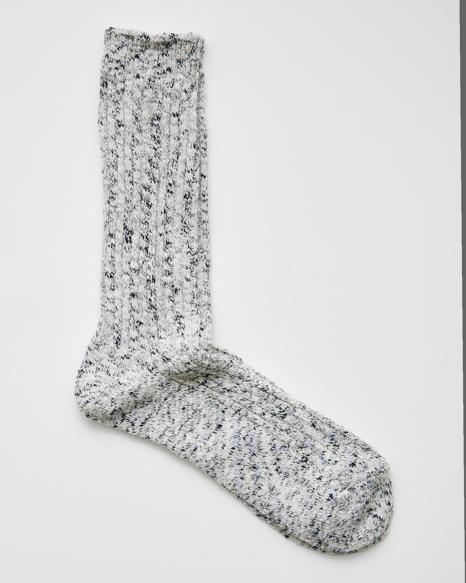 Homespun Yarn Crew Sock in Cookies & Cream - 2