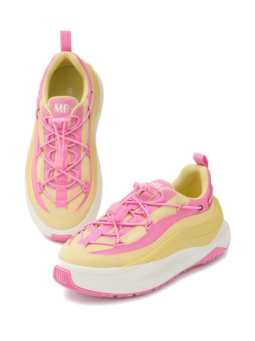 lace-up chunky sneakers - 2