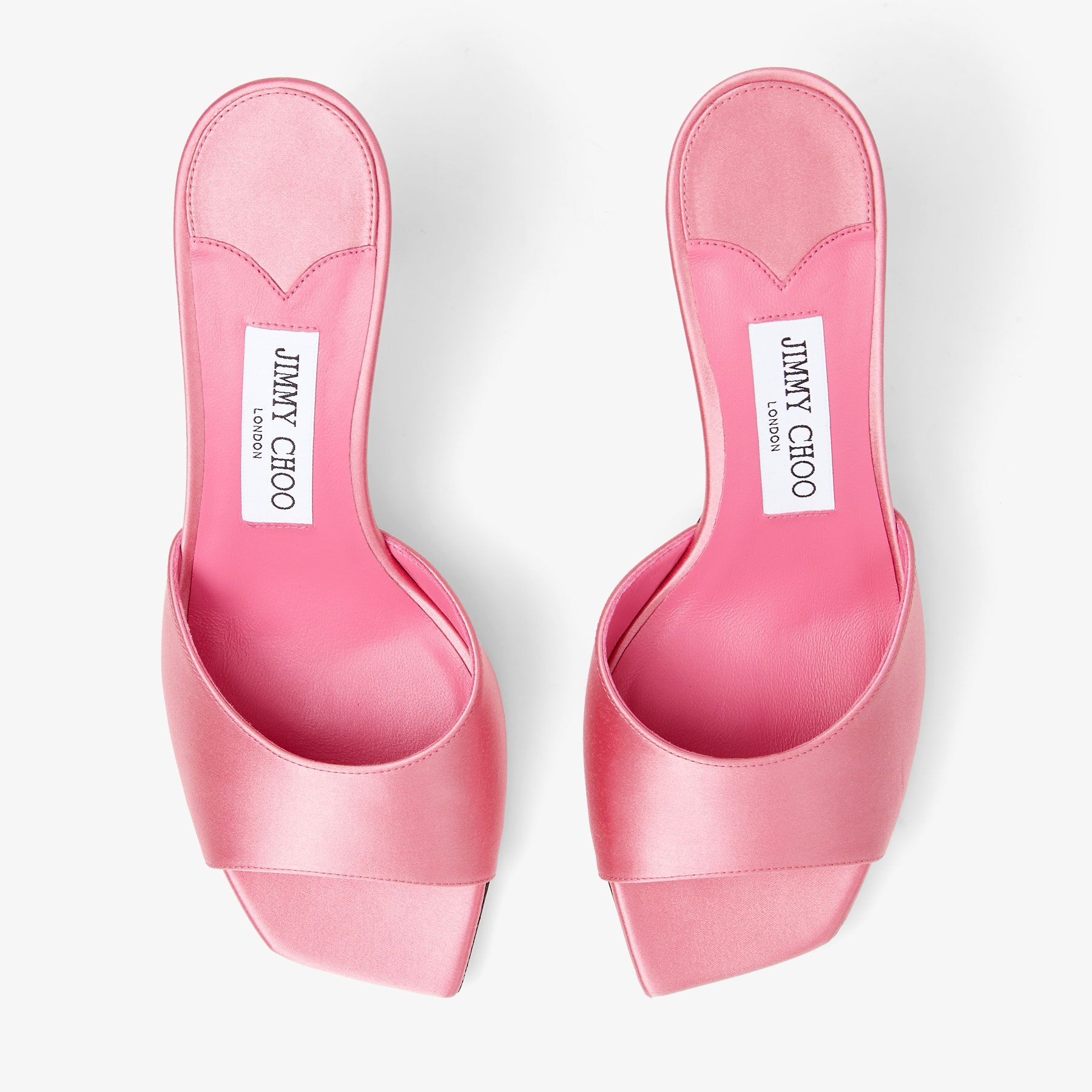 Val 70
Candy Pink Satin Mule Sandals - 4