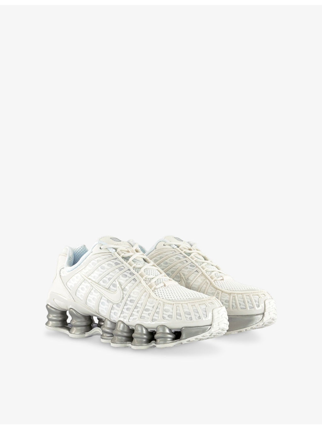 Shox TL Leather, Mesh and Shell Low-Top Trainers - 3