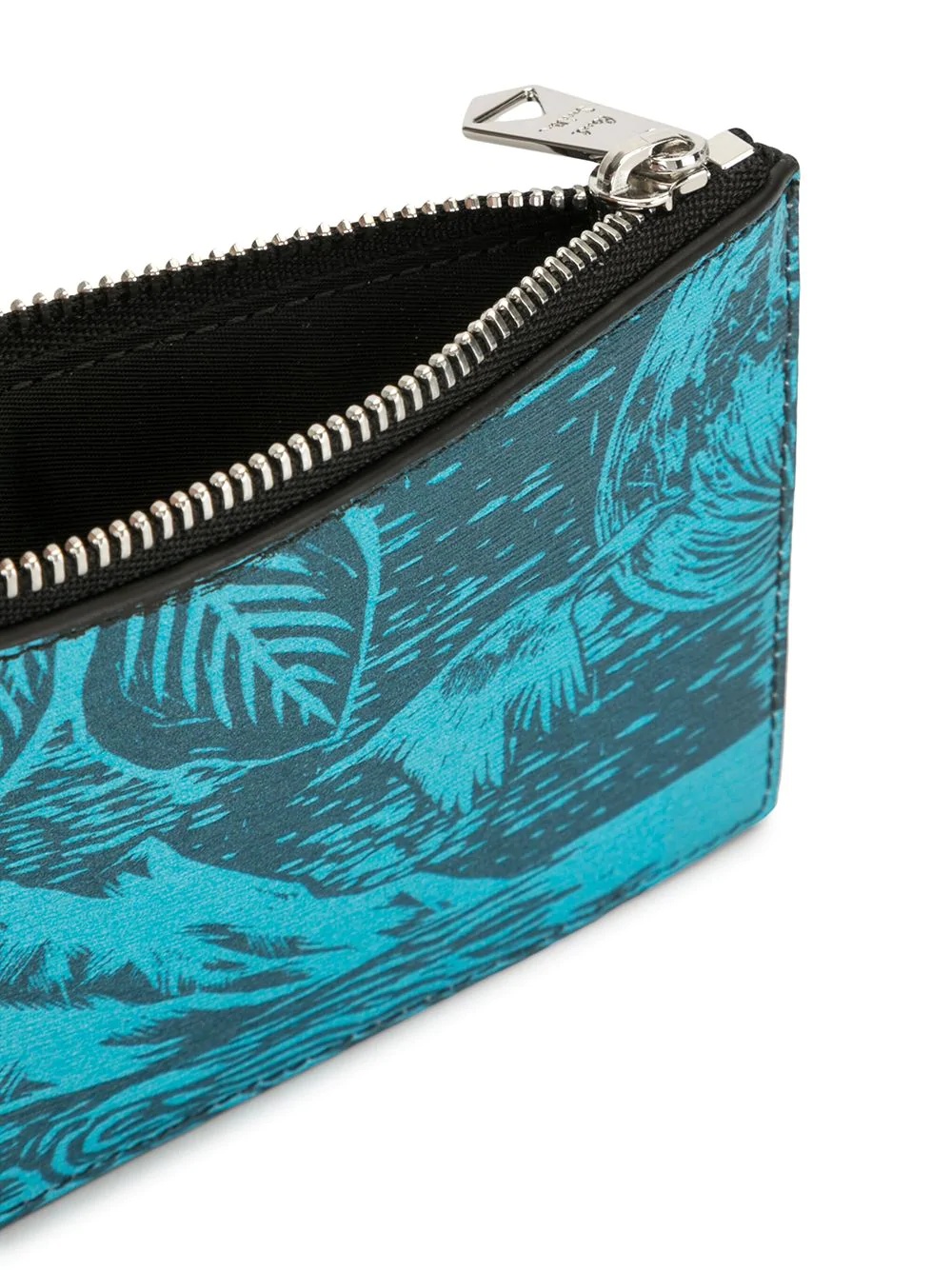 Chile print leather cardholder - 3