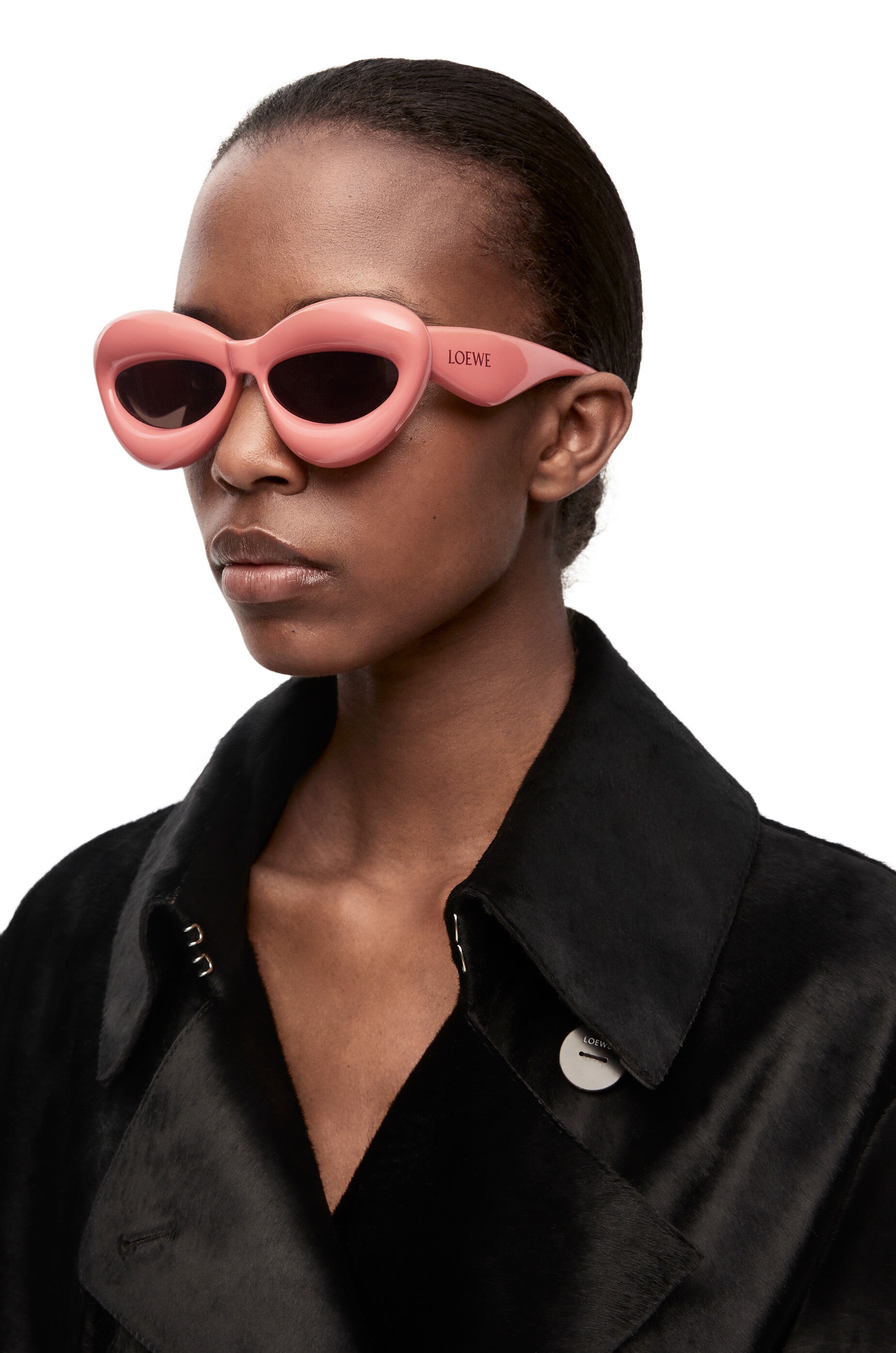 フラットシューズ Loewe Inflated cateye sunglasses Loewe Inflated cateye sunglasses in nylon | REVERSIBLE