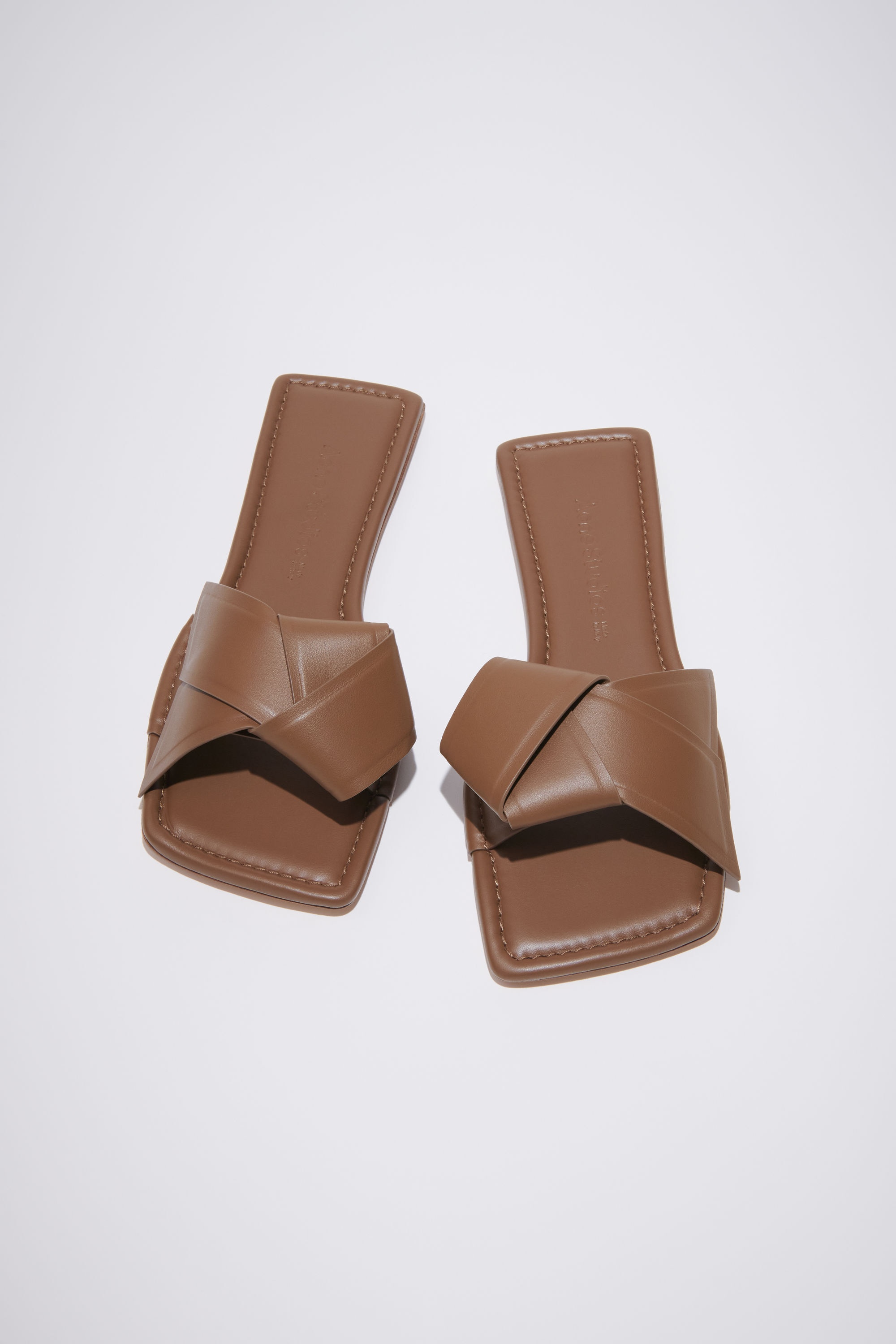Musubi leather sandal - Camel brown - 3
