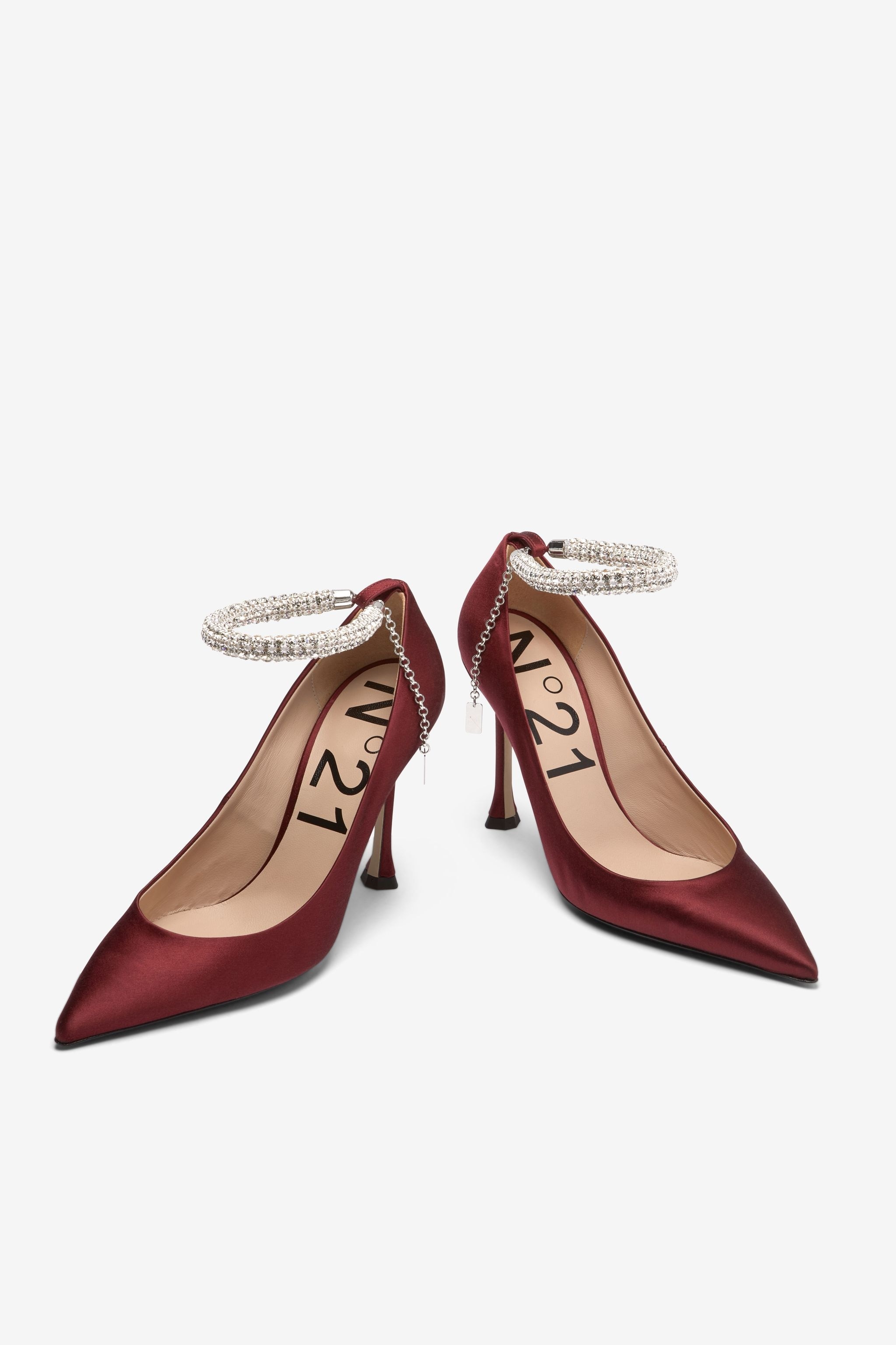 CRYSTAL-EMBELLISHED PUMPS - 2