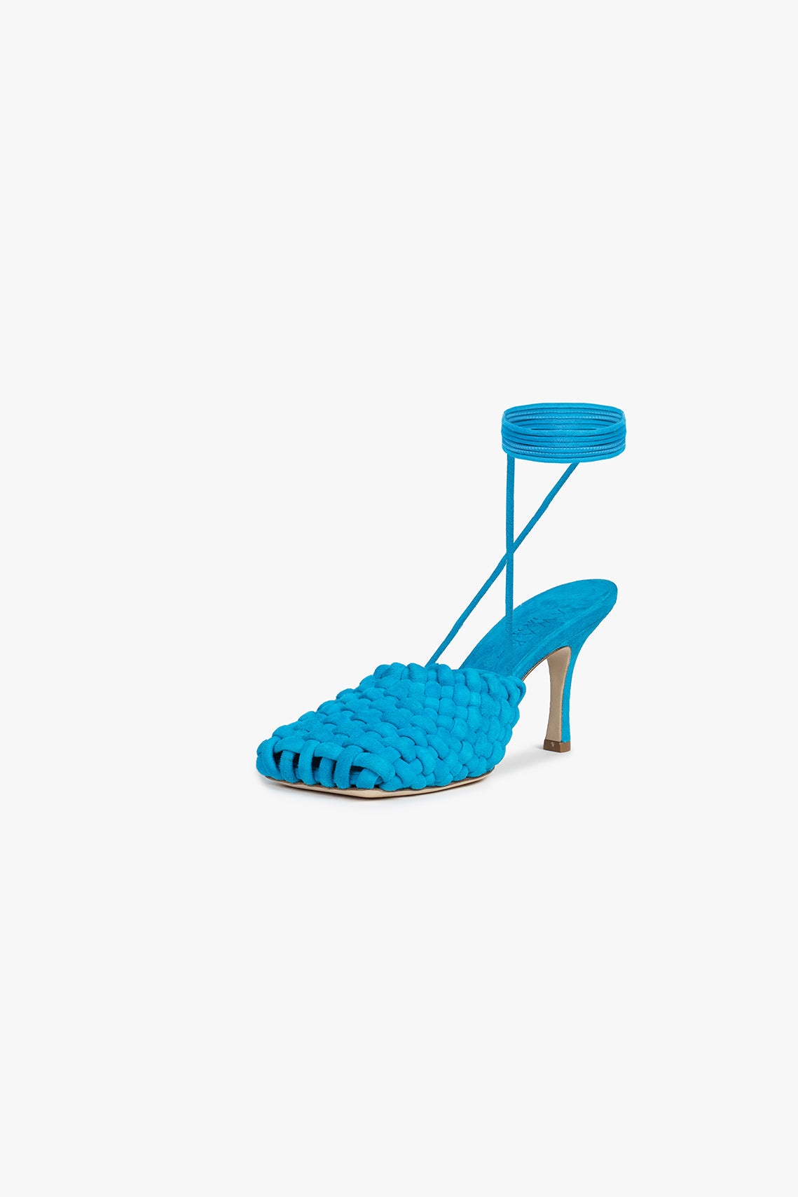 URSULA WEAVE SHOES TURQUOISE - 3