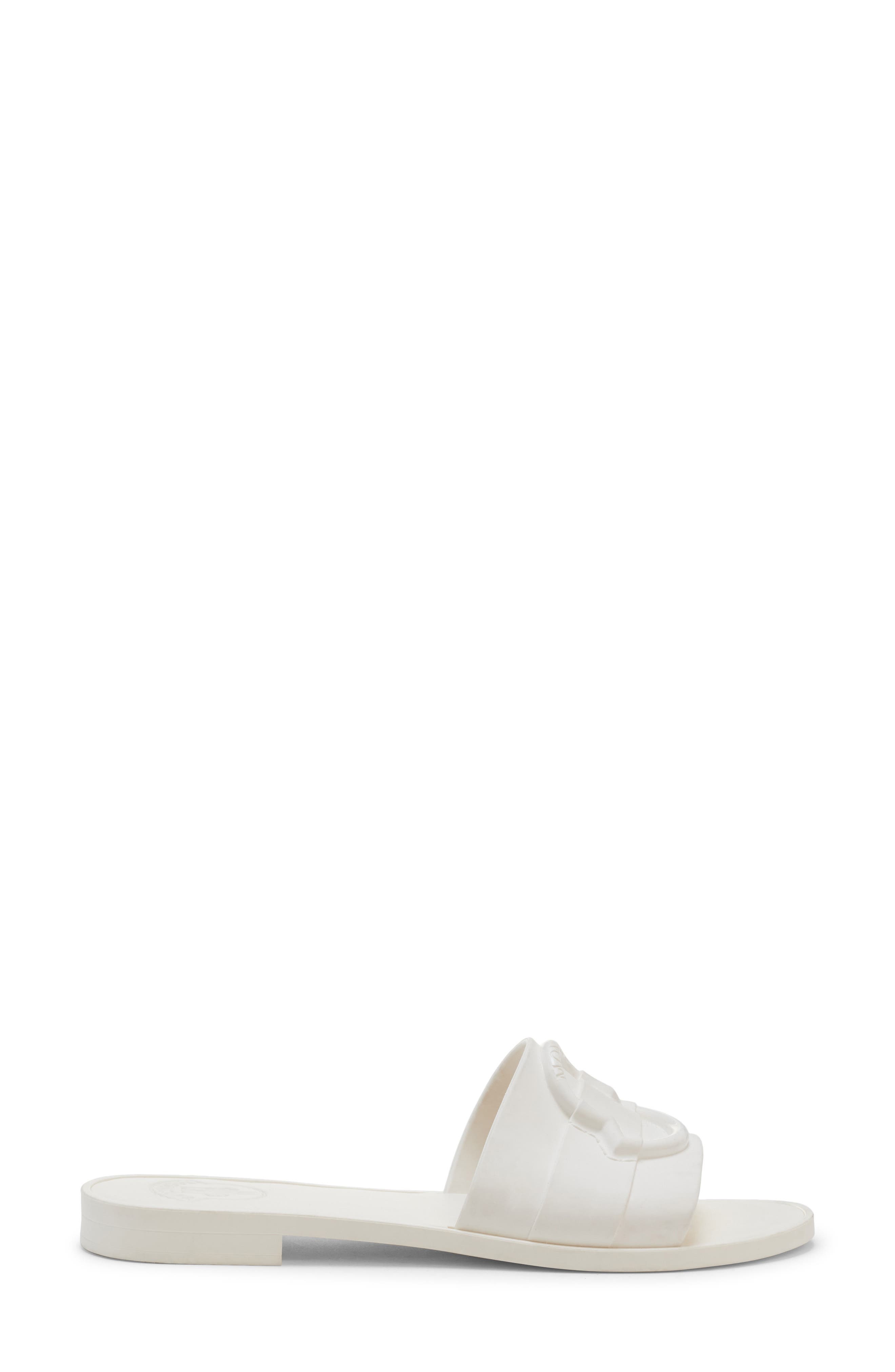 Moncler Mon Slide Sandal in Gardenia at Nordstrom - 3