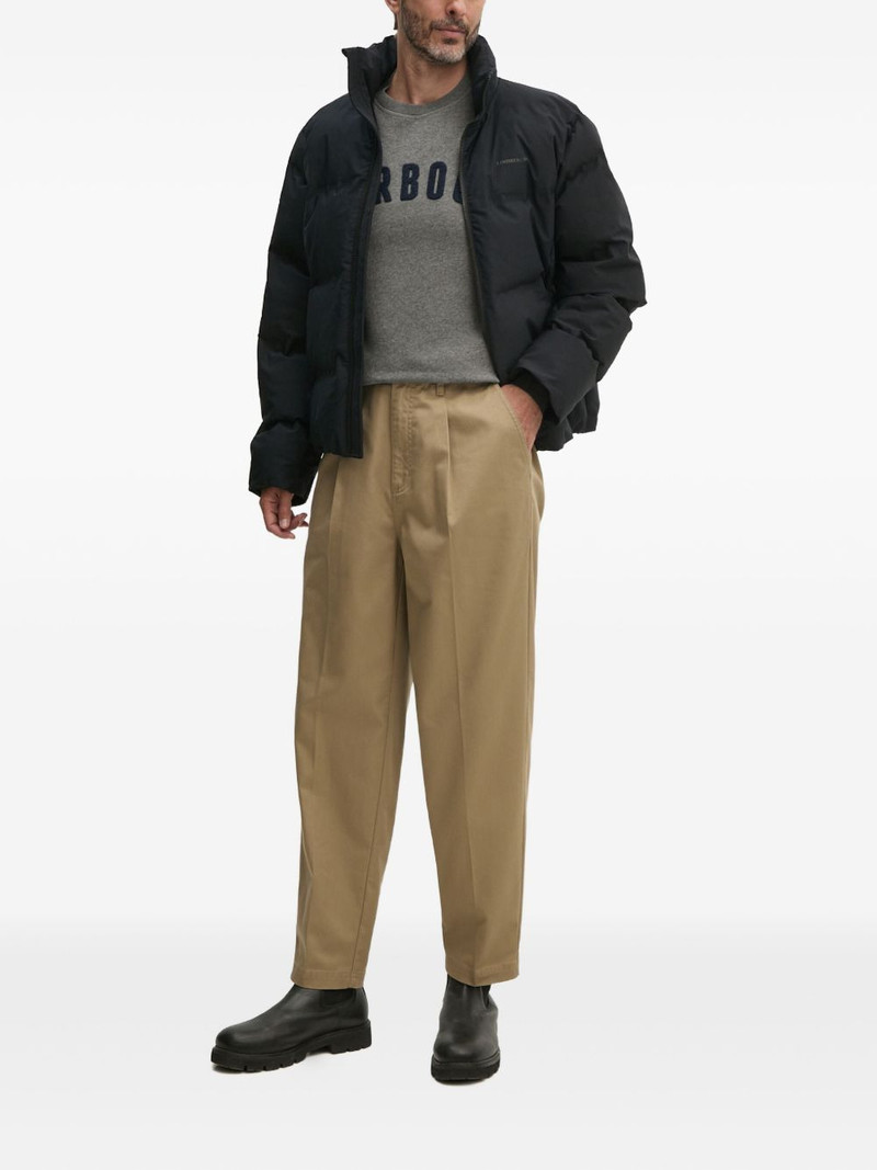 Barbour Prep logo crew-neck sweater outlook