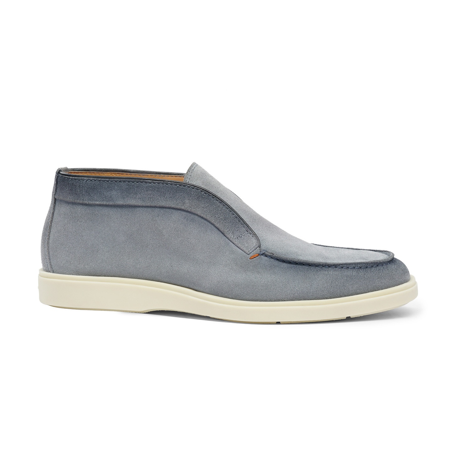 Men's light blue suede desert boot - 1