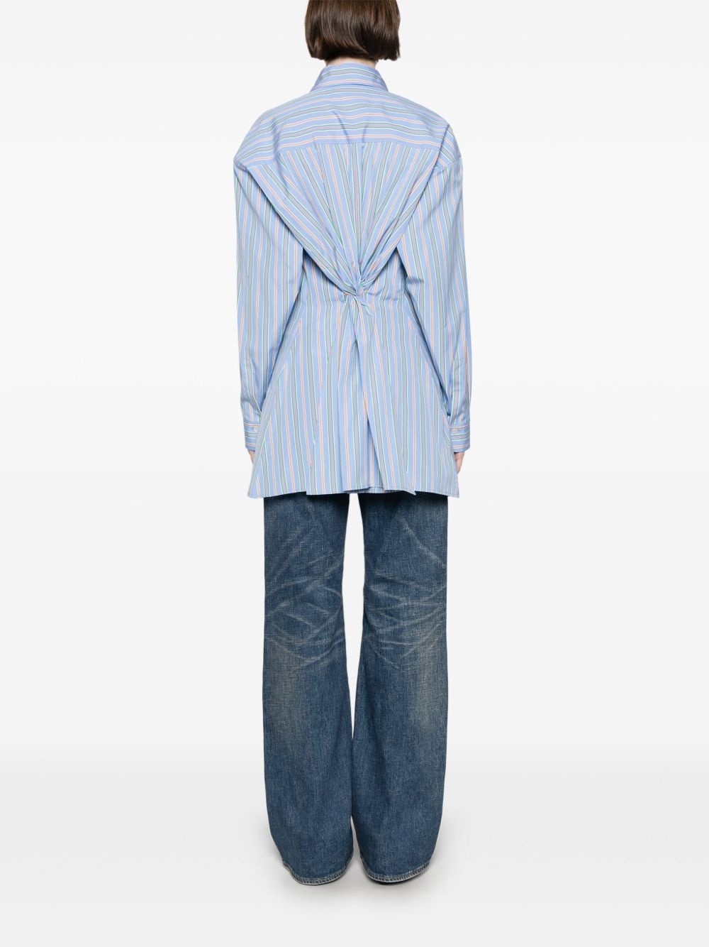 knot-detail shirt - 4