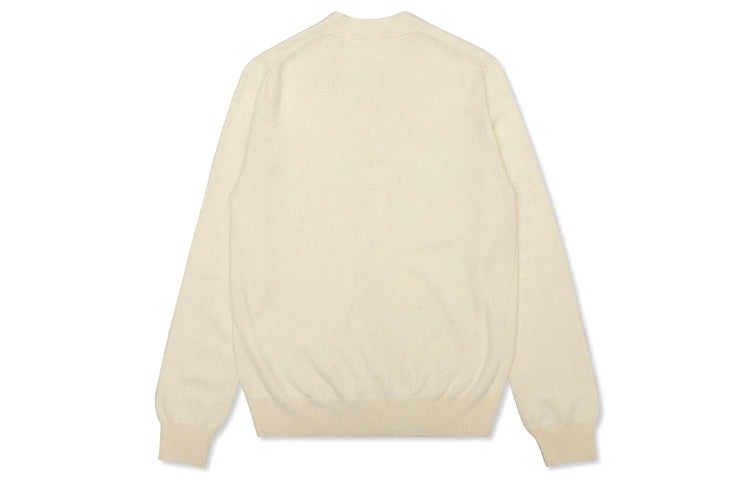 COMME des GARCONS PLAY Cardigan White Emblem 'Natural' AZ-N066-051-3 - 2