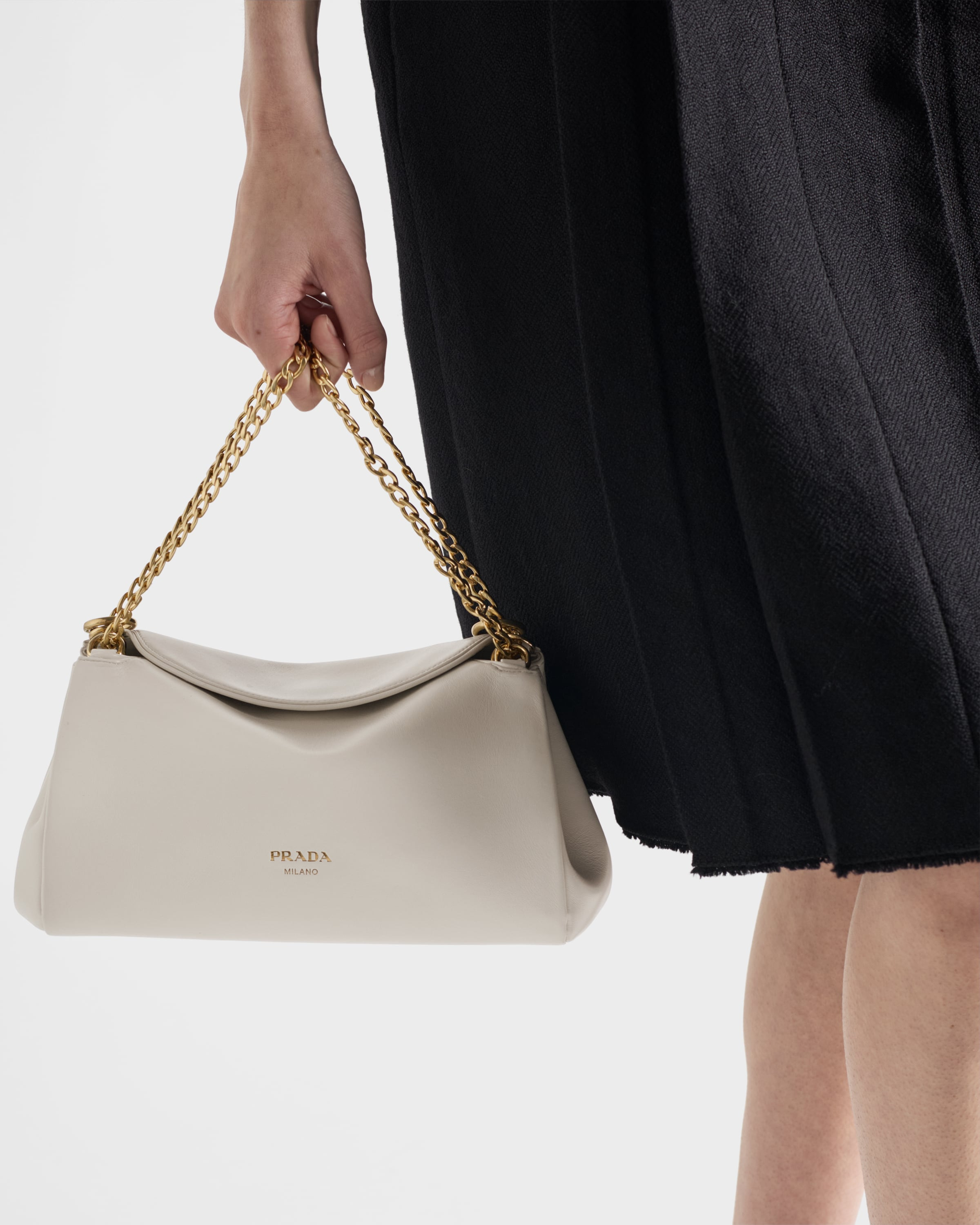 Small Prada Tumulte nappa leather bag - 7