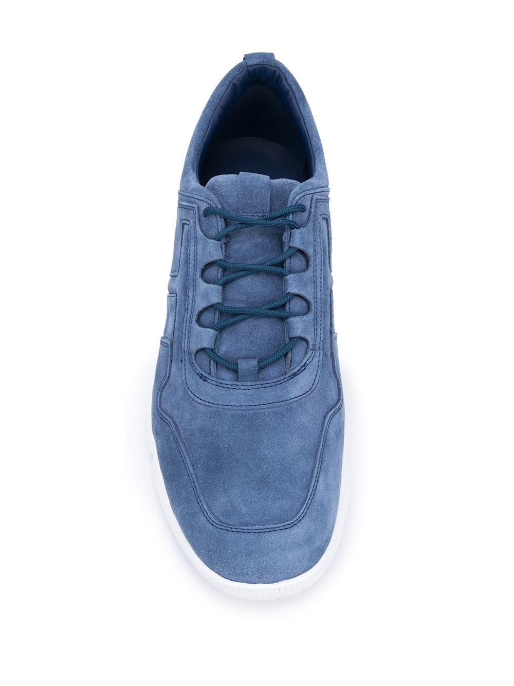 suede low-top sneakers - 4