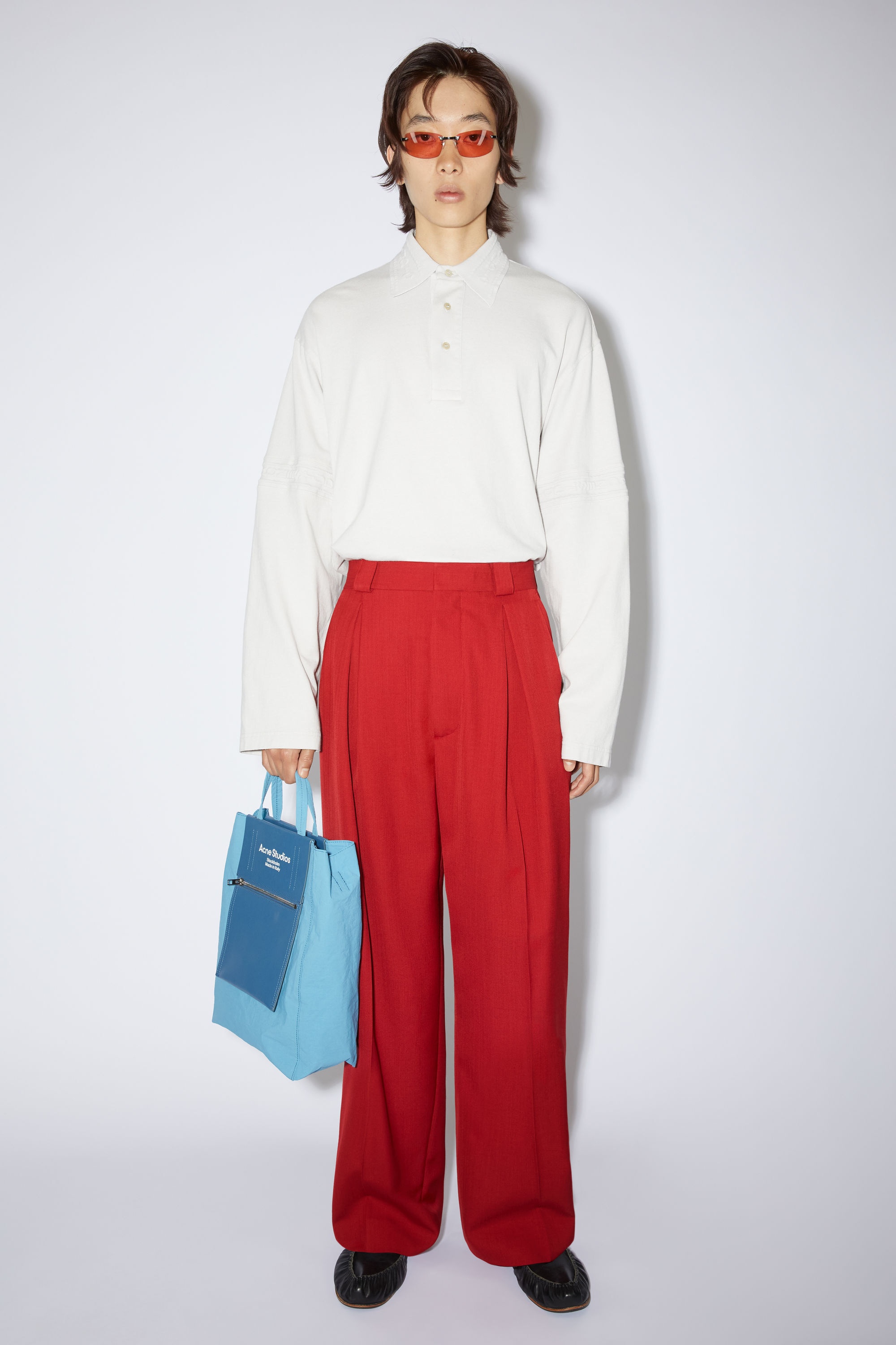Tailored trousers - Cherry red - 2