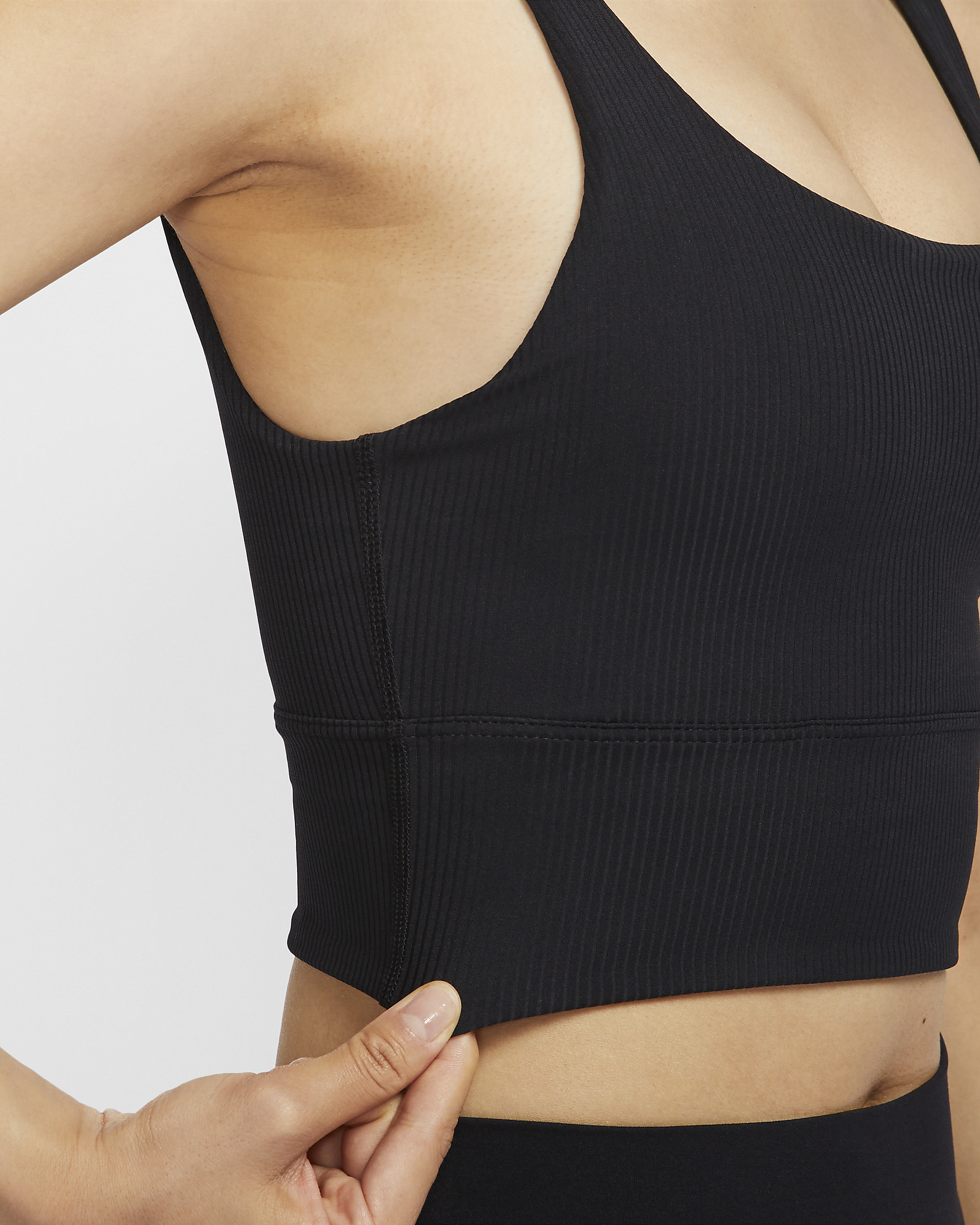 Nike Zenvy Rib Women's Light-Support Padded Longline Sports Bra - 5