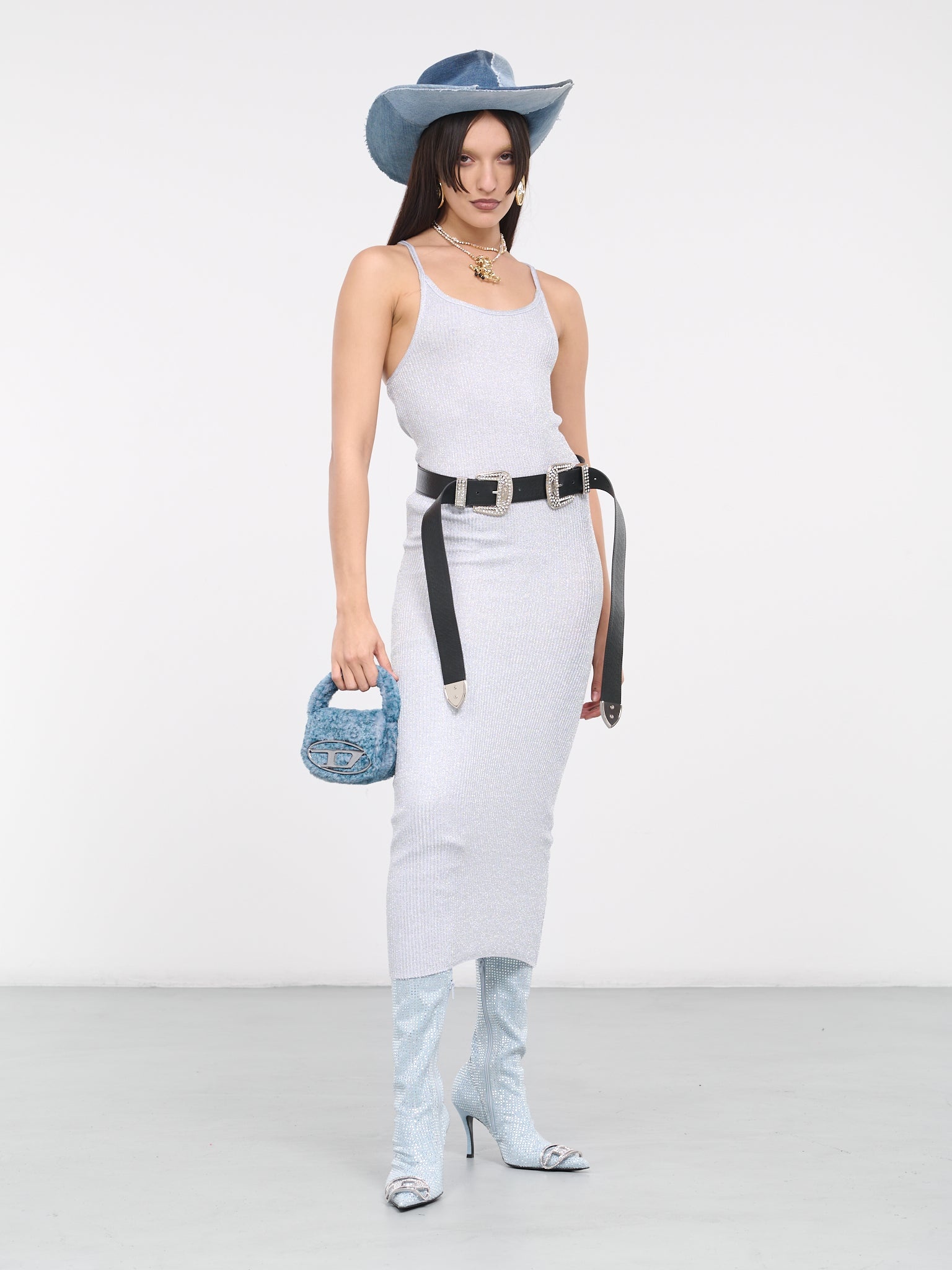 Lurex Cotton Knit Dress - 6