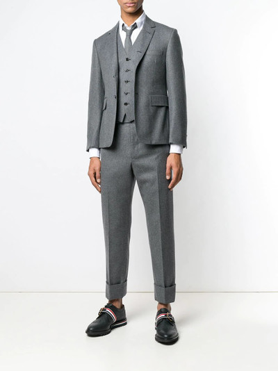 Thom Browne three-piece formal suit outlook