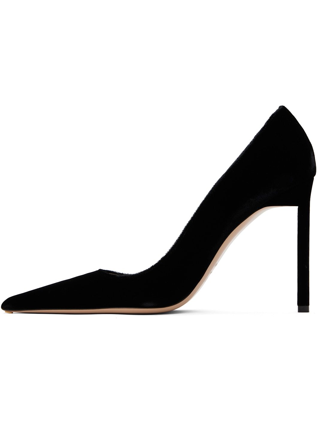 Black Velvet Heels - 3