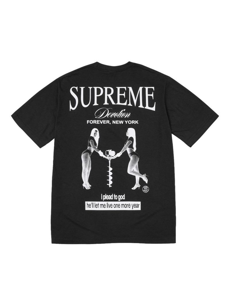 Supreme Devotion circular-logo T-shirt outlook