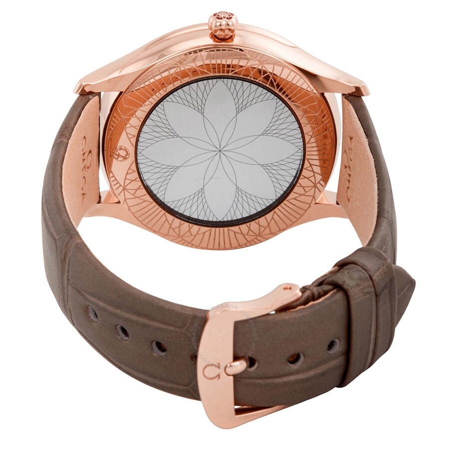 Omega De Ville Diamond Taupe Brown Dial 18kt Rose Gold Ladies Watch 428.58.36.60.13.001 - 3