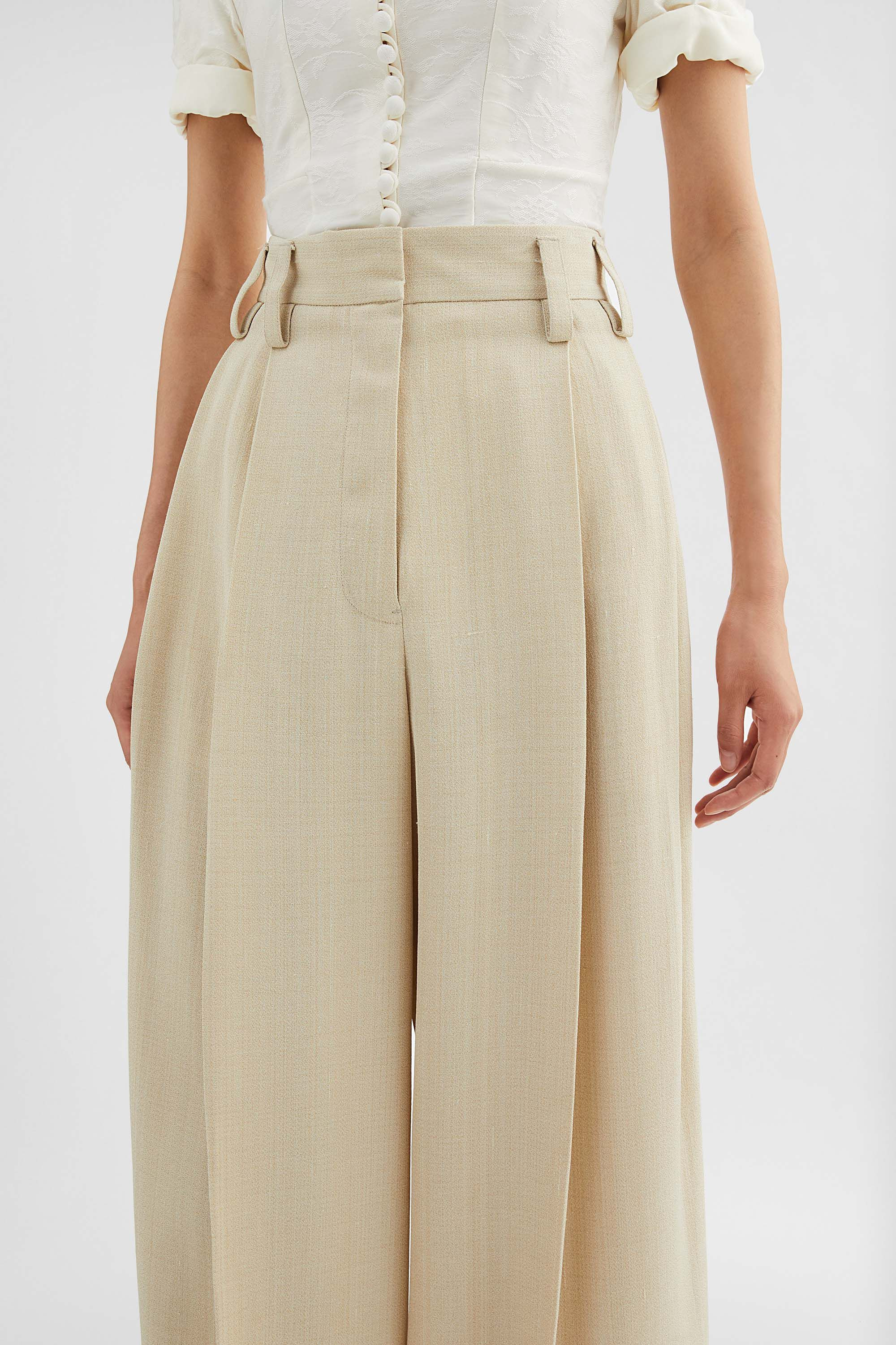 Silk Blend Trousers - 7