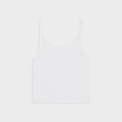 CELINE TRIOMPHE VEST TOP IN RIBBED COTTON outlook