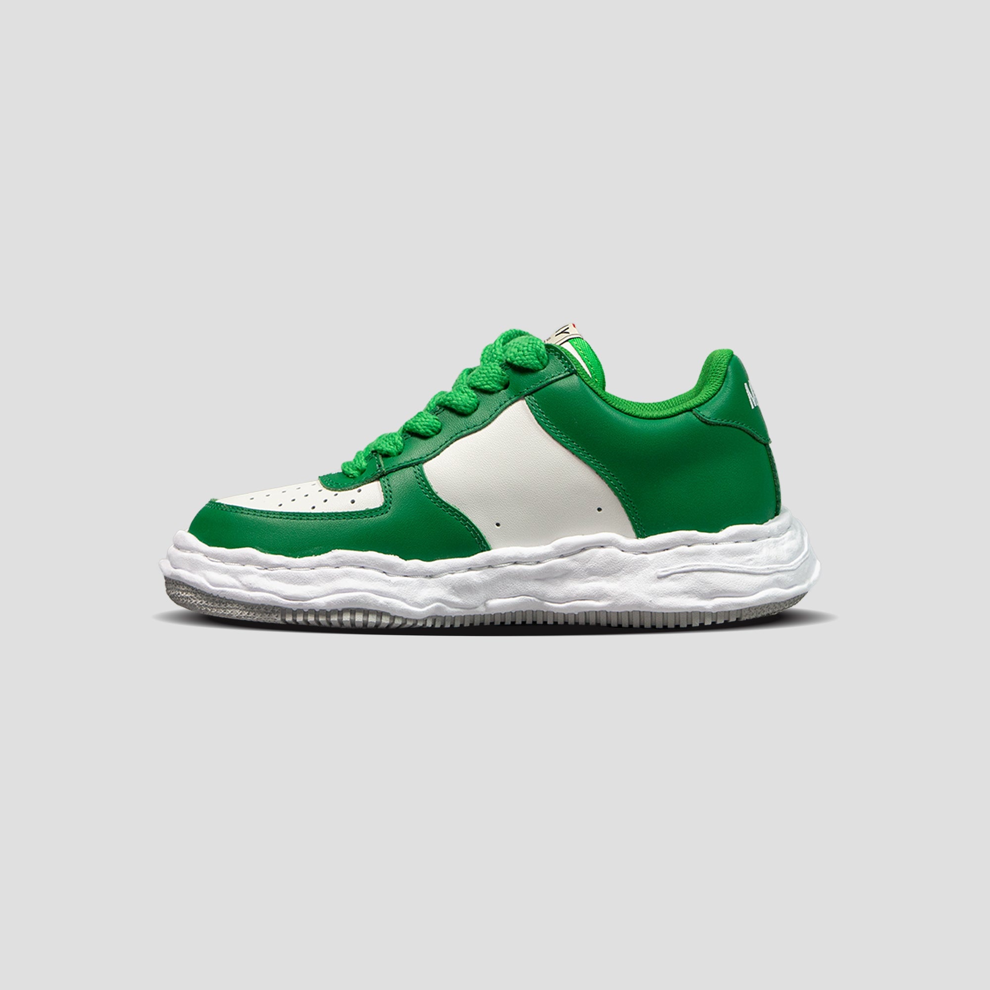 WAYNE OG SOLE LOW-TOP LEATHER SNEAKERS - 3