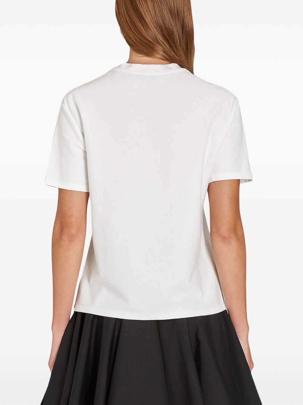 embroidered logo t-shirt - 4