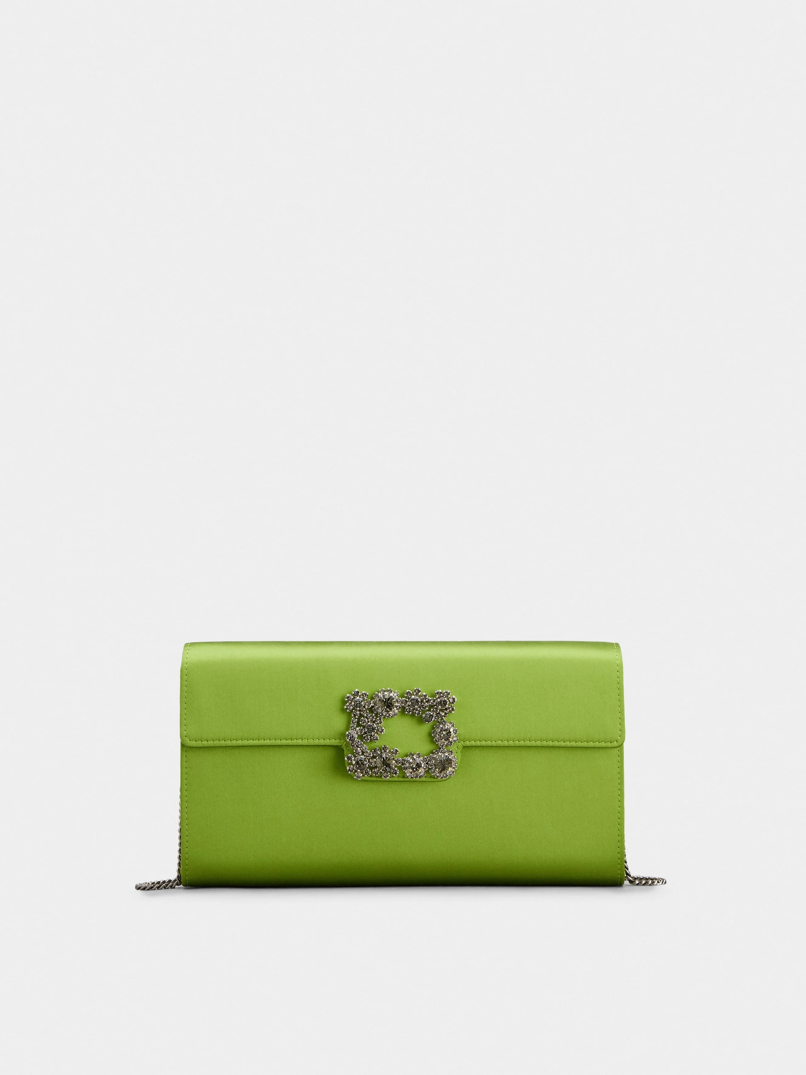 Efflorescence Clutch in satin - 1