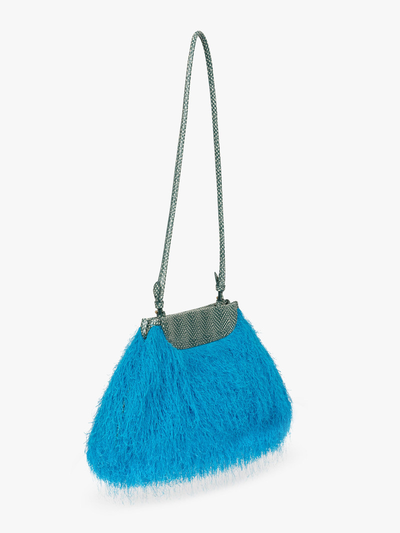 RUFFLED CROSSBODY CLUTCH BAG 3