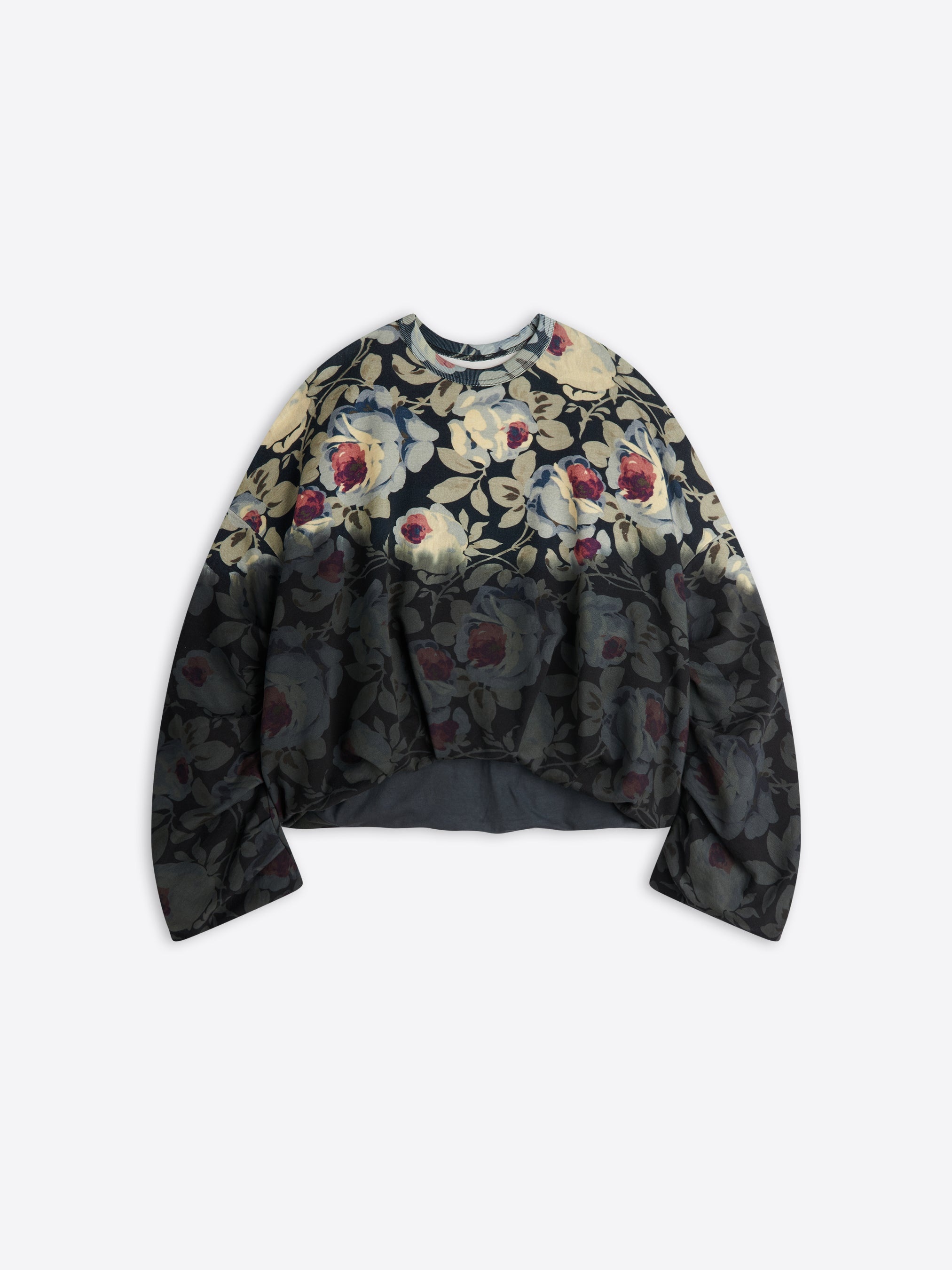 DRAPED SWEATSHIRT - 1