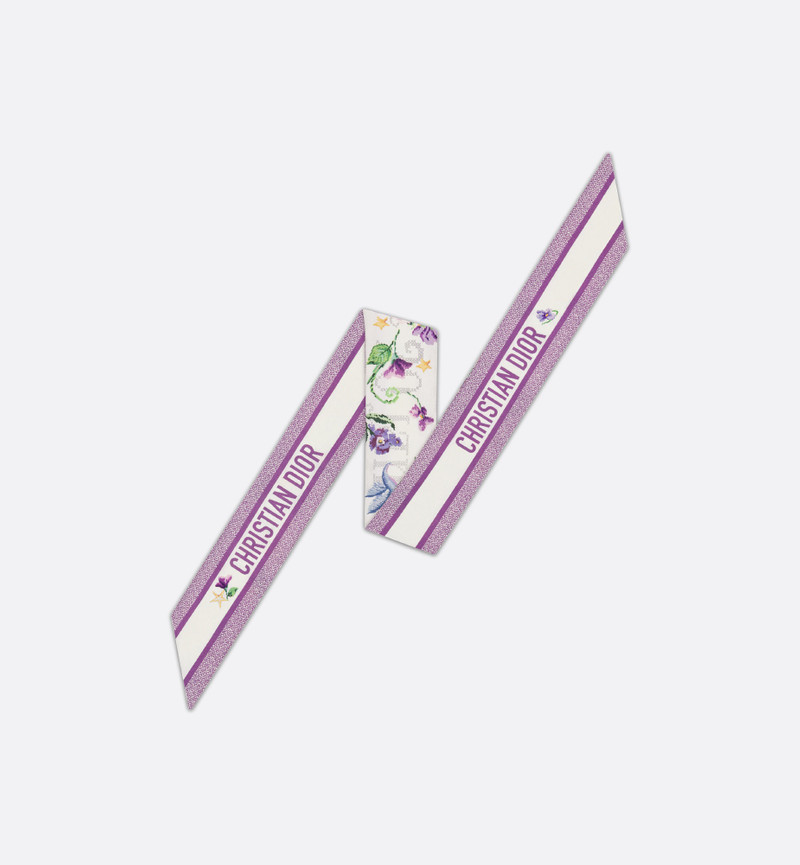 Christian Dior 1947 Zodiac Capricorn Mitzah Scarf 4